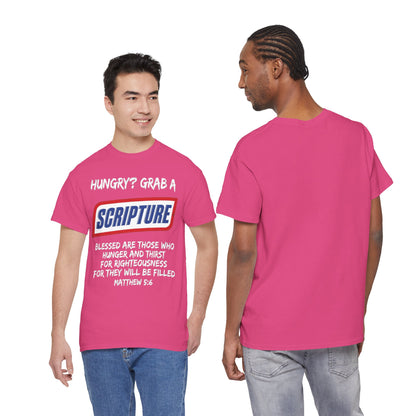 Hungry? Grab a Scripture T-Shirt