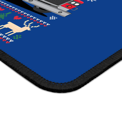 Fire Truck Christmas Mouse Pad
