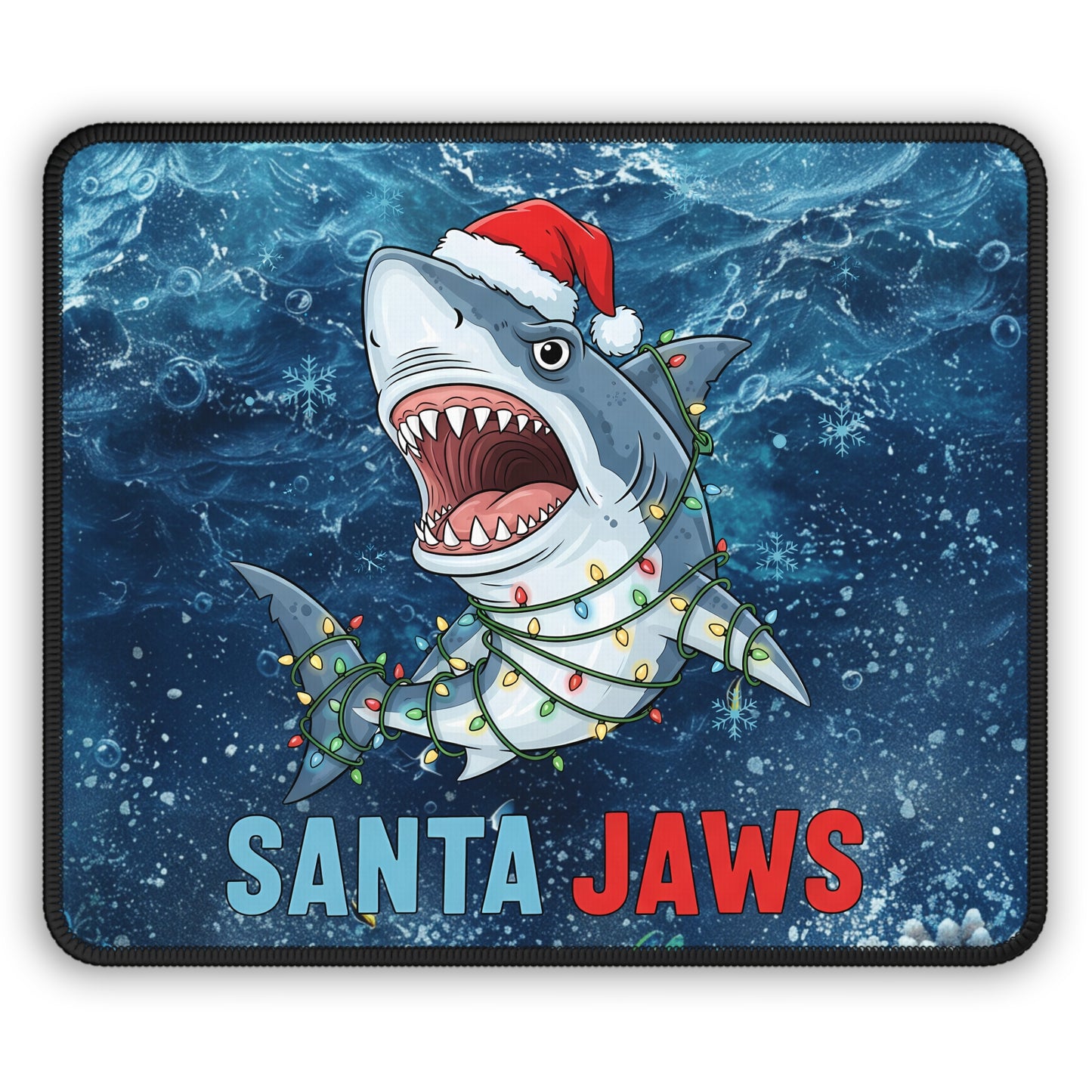 Santa Jaws Mouse Pad