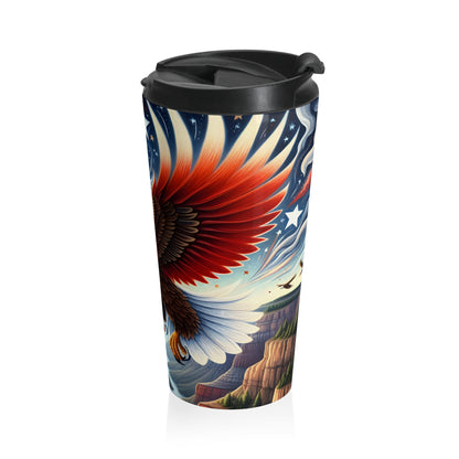 Freedom Flight Mug – 15oz Stainless Steel Travel Cup