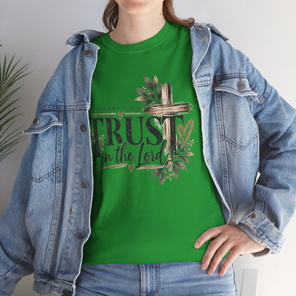 Trust in the Lord Proverbs 3:5-6 Christian T-Shirt