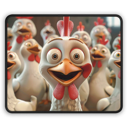 Clucking Chaos Chicken Mouse Pad