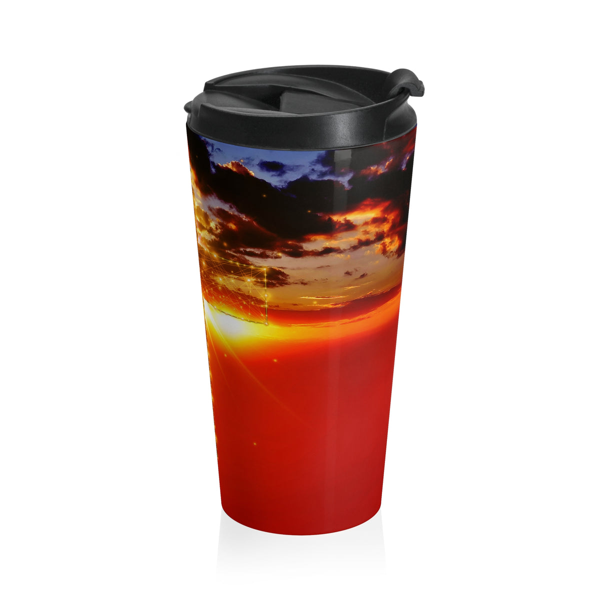 Faith Over Fear Cross Stainless Steel Travel Mug