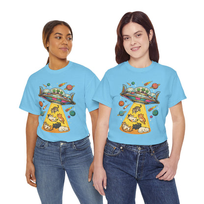 Alien Cat Abduction T-Shirt