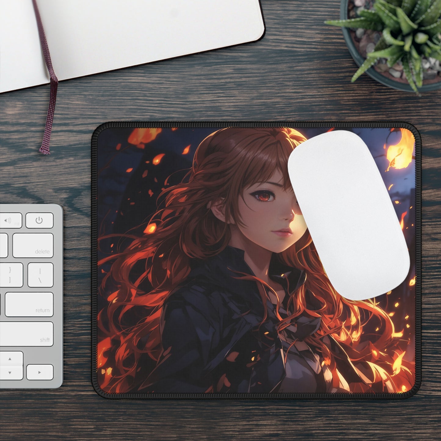 Ember Glow Muse Mouse Pad