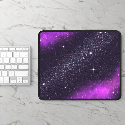Amethyst Galaxy Drift Mouse Pad