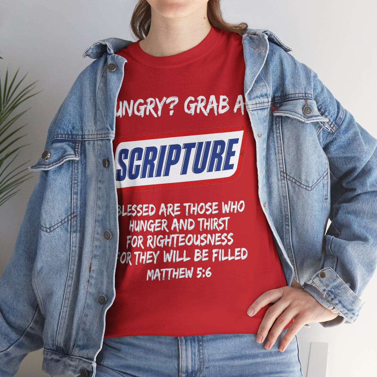Hungry? Grab a Scripture Christian T-Shirt