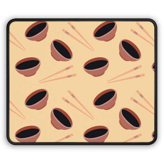 Ramen Bowl Pattern Mouse Pad