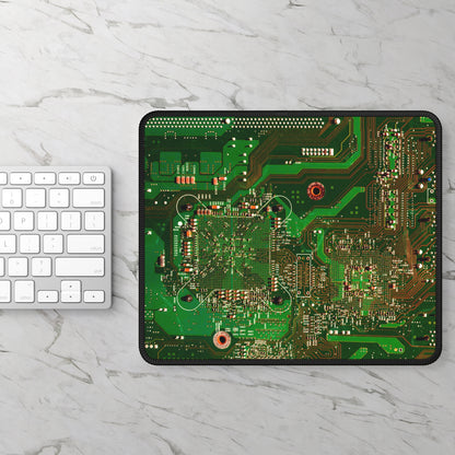 Emerald Circuit Core Mouse Pad