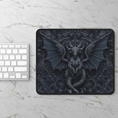 Midnight Dragon Gothic Mouse Pad