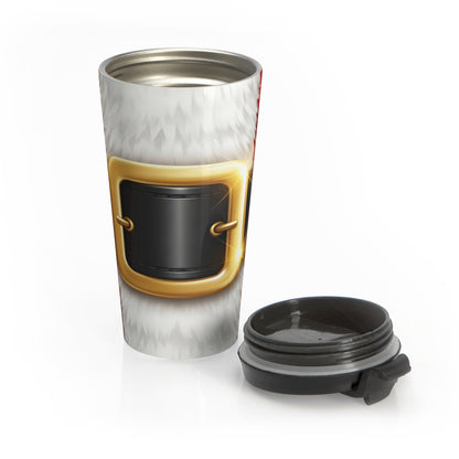 Santa Belt Fur Travel Mug