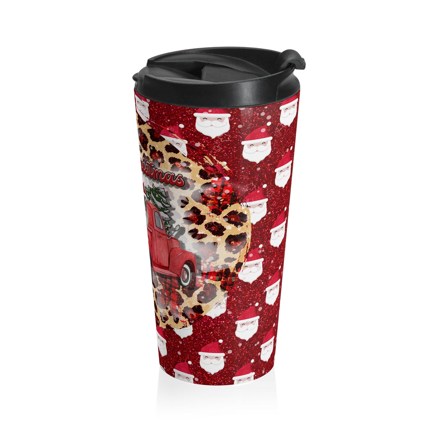 Christmas Truck Pets Travel Mug