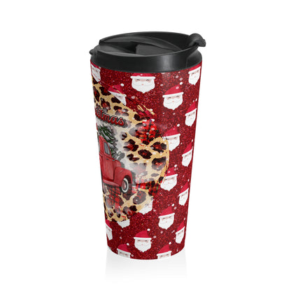Christmas Truck Pets Travel Mug