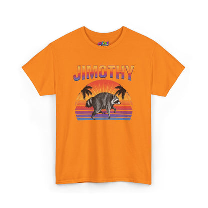 Jimothy Retro Sunset Raccoon T-Shirt