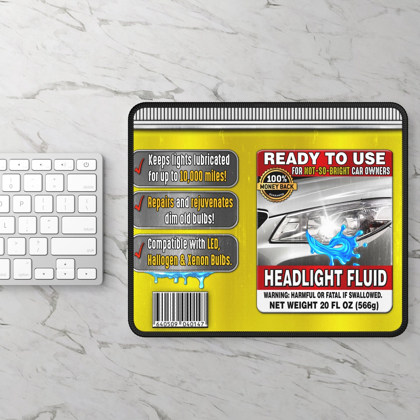 Headlight Fluid Mouse Pad