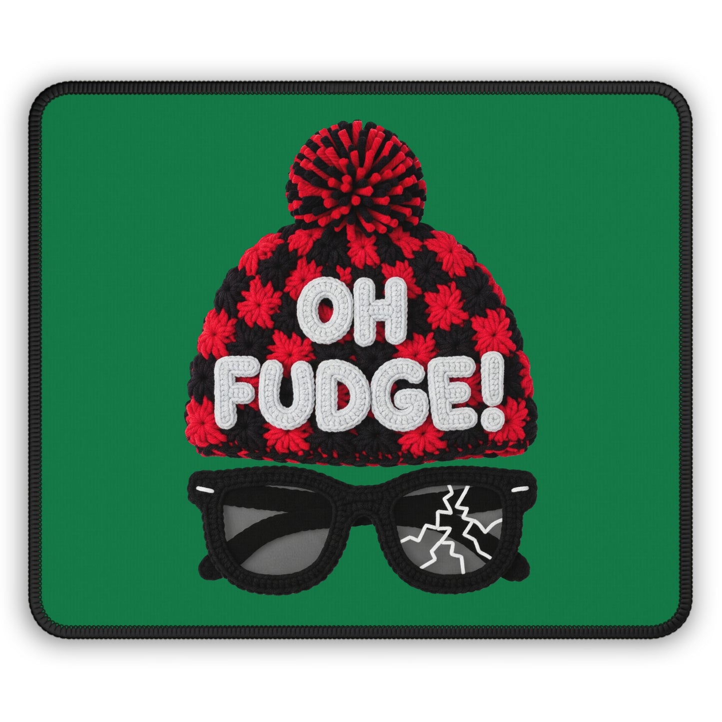 Oh Fudge! Christmas Beanie Mouse Pad