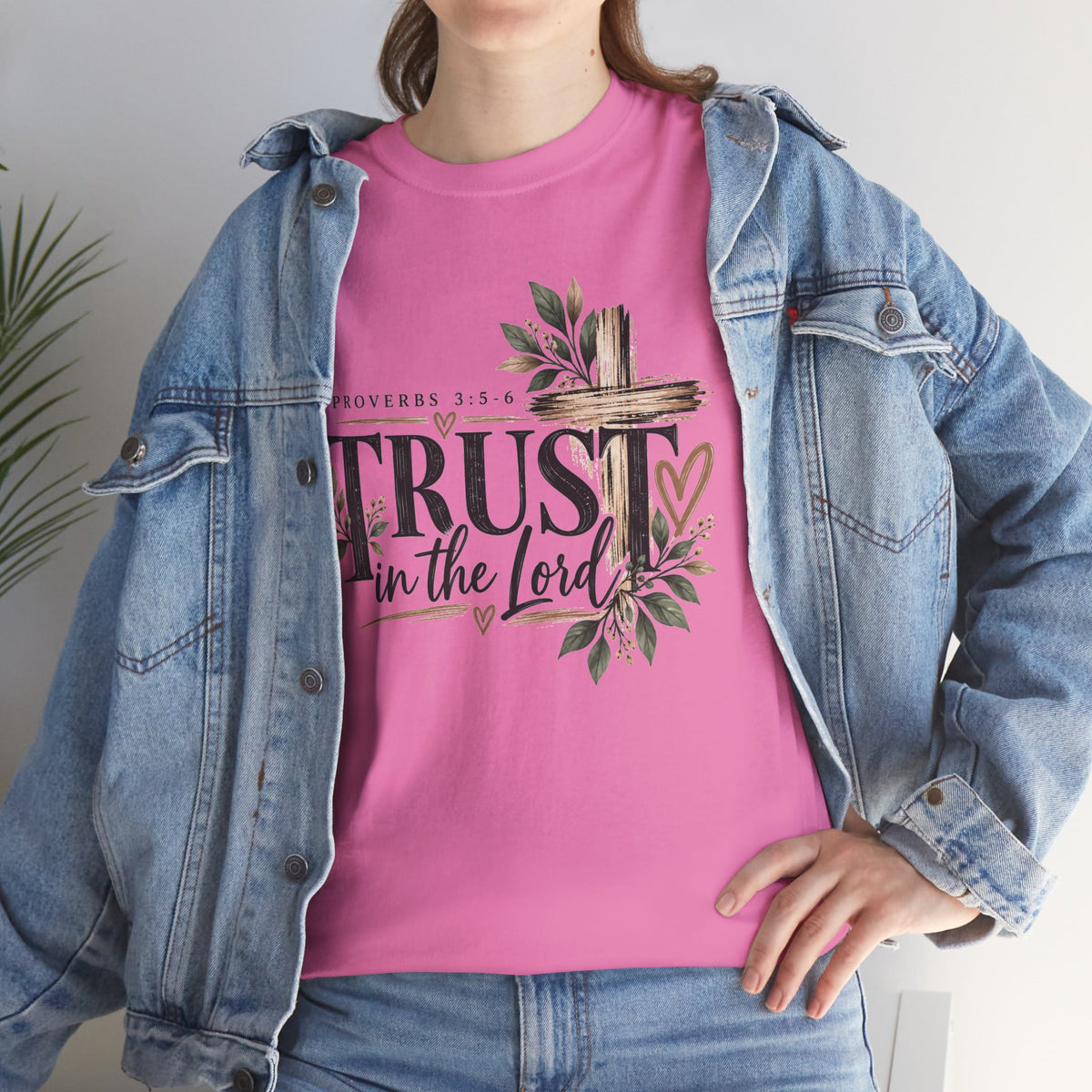 Trust in the Lord Proverbs 3:5-6 Christian T-Shirt