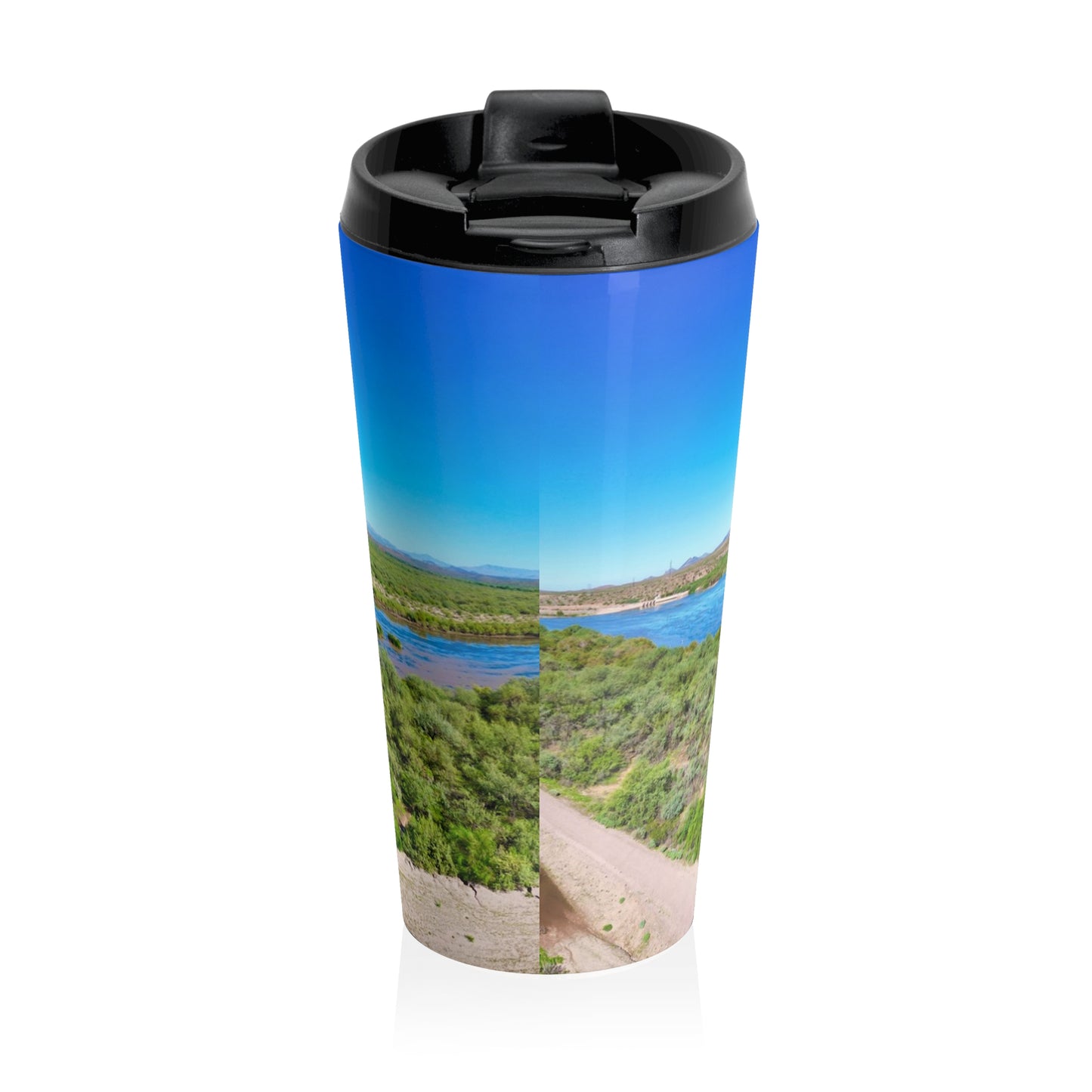 Arizona Desert River View Travel Mug