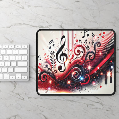 Crimson Melody Mouse Pad