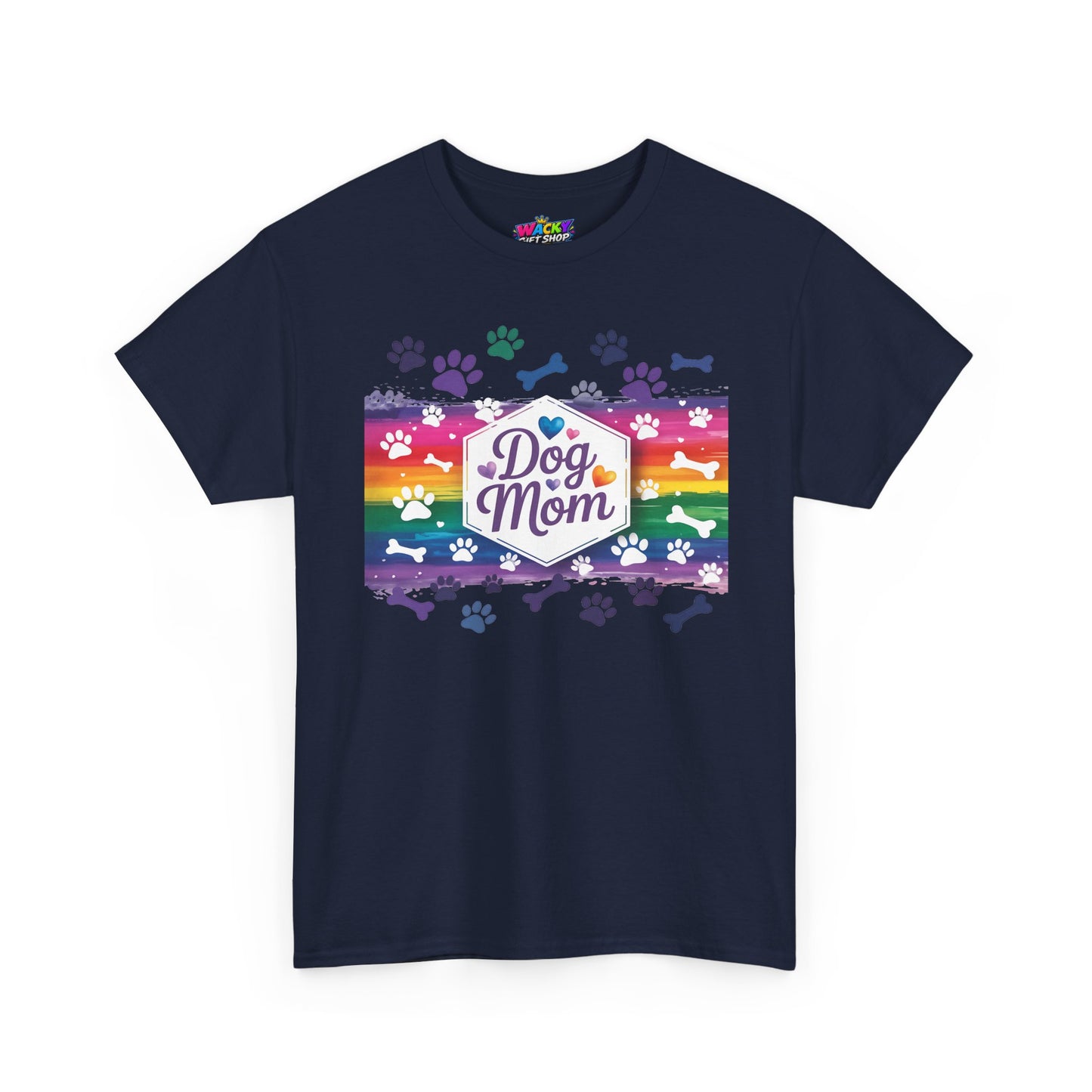 Dog Mom Rainbow T-Shirt