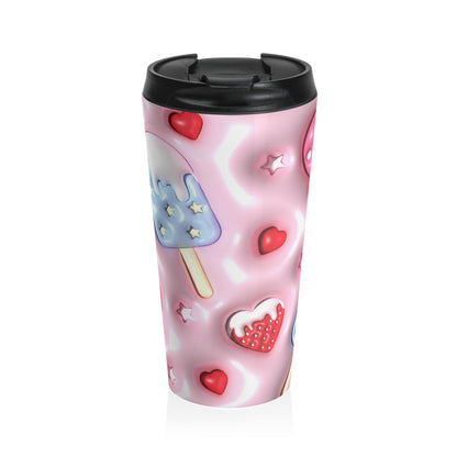 Sweet Dreams Ice Cream Stainless Steel Travel Mug