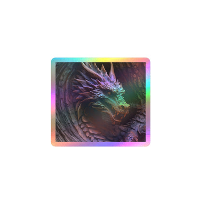 Fierce Dragon Kiss-Cut Vinyl Sticker