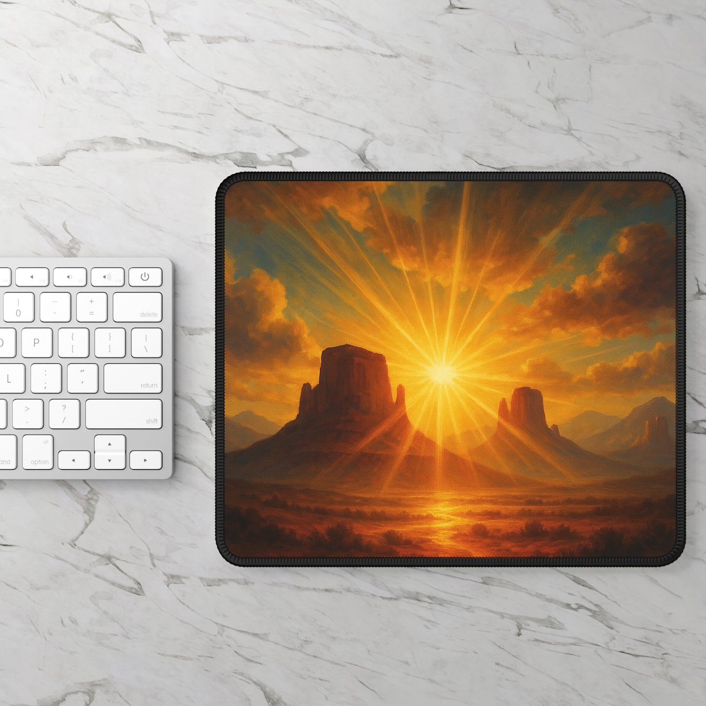 Desert Sunrise Mouse Pad