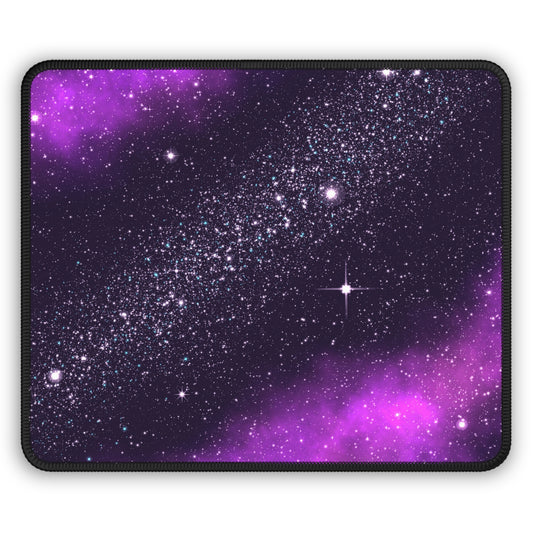 Amethyst Galaxy Drift Mouse Pad