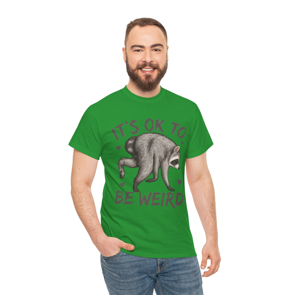 It’s OK to Be Weird Raccoon T-Shirt