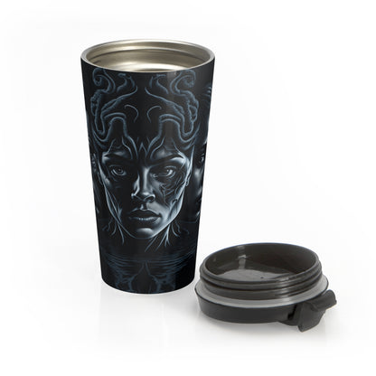 Medusa’s Gaze Stainless Steel Travel Mug – 15oz