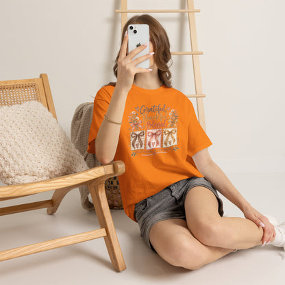 Grateful Thankful Blessed Christian T-Shirt