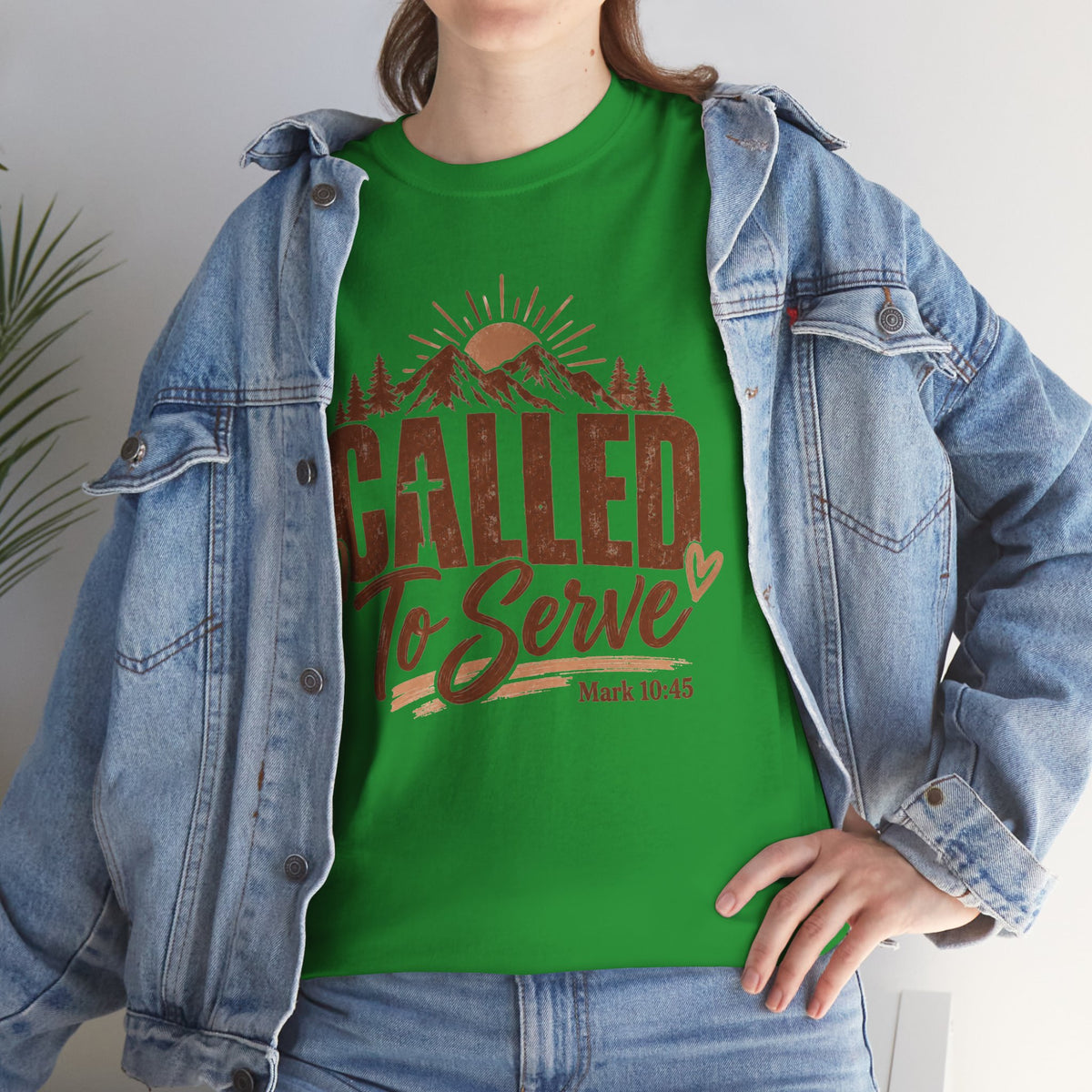 Called to Serve Mark 10:45 Christian T-Shirt