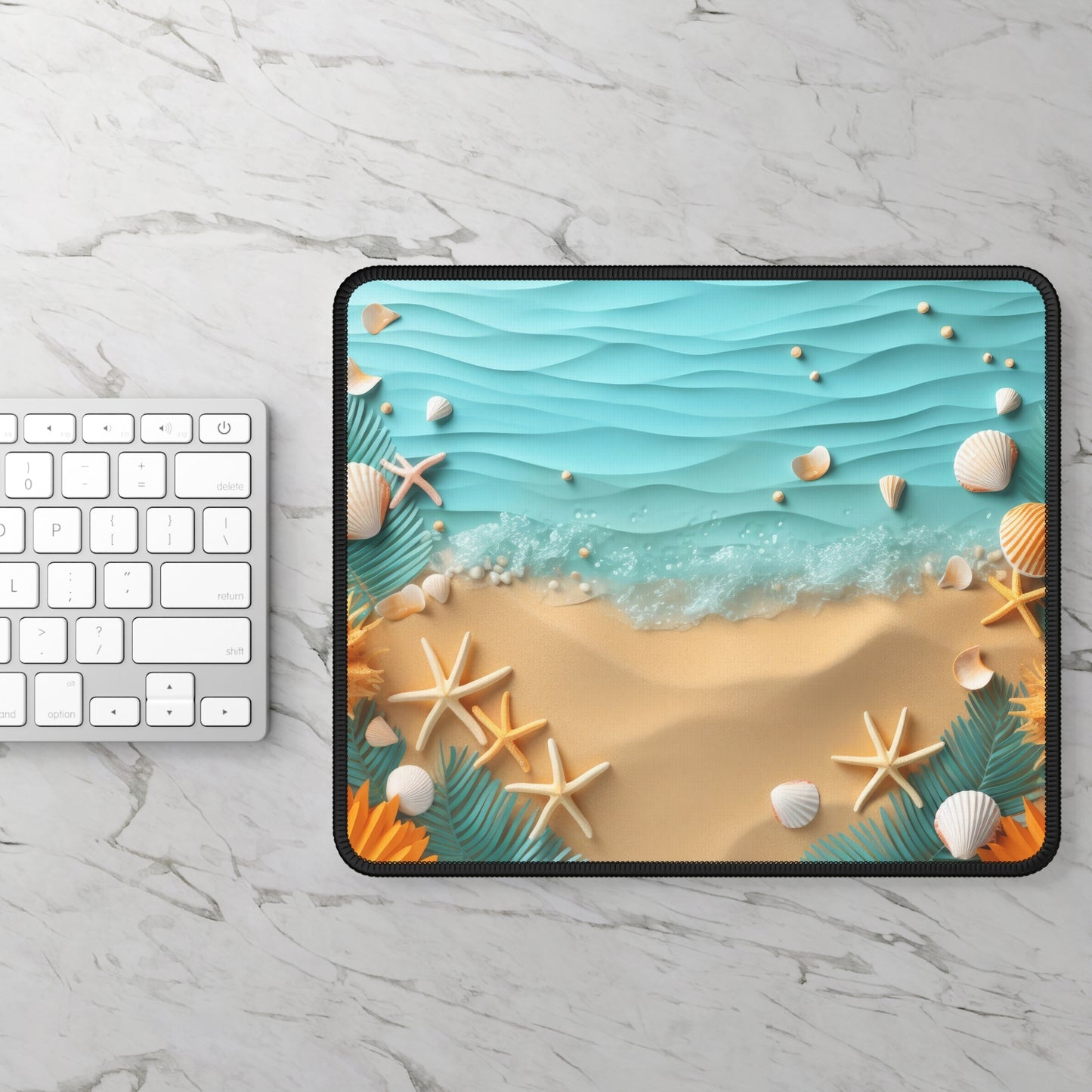 Coastal Beach Escape Mouse Pad