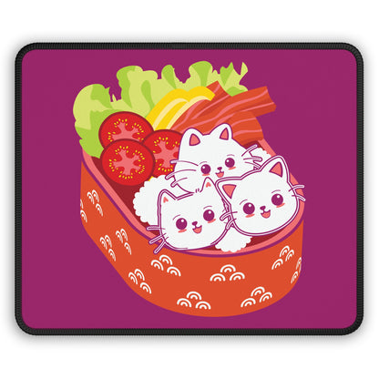Kawaii Kitty Sushi Mouse Pad