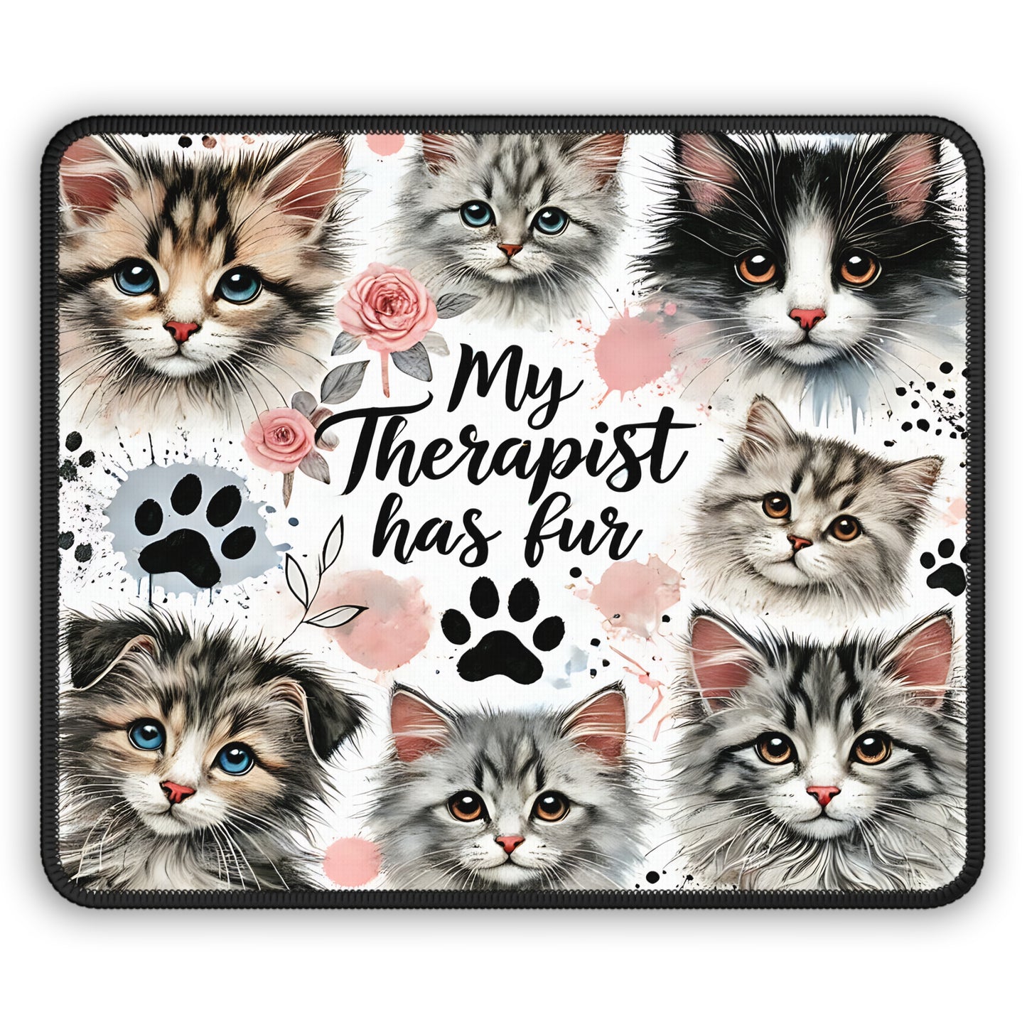 My Therapist Has Fur Mouse Pad