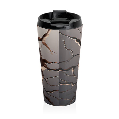 Creepy Alien Skeleton Breakout Stainless Steel Travel Mug