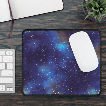 Midnight Starfield Glow Mouse Pad