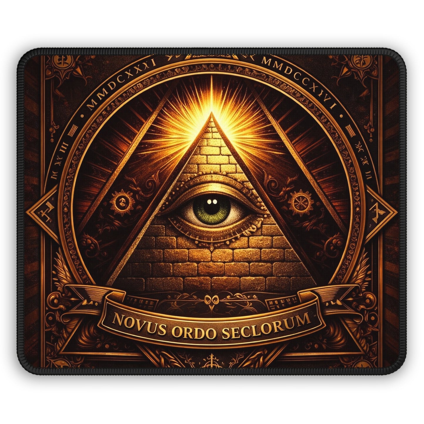 Illuminated Eye Pyramid Mouse Pad