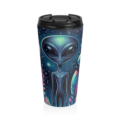 Cosmic Alien Travel Mug