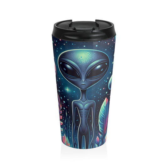 Cosmic Alien Travel Mug