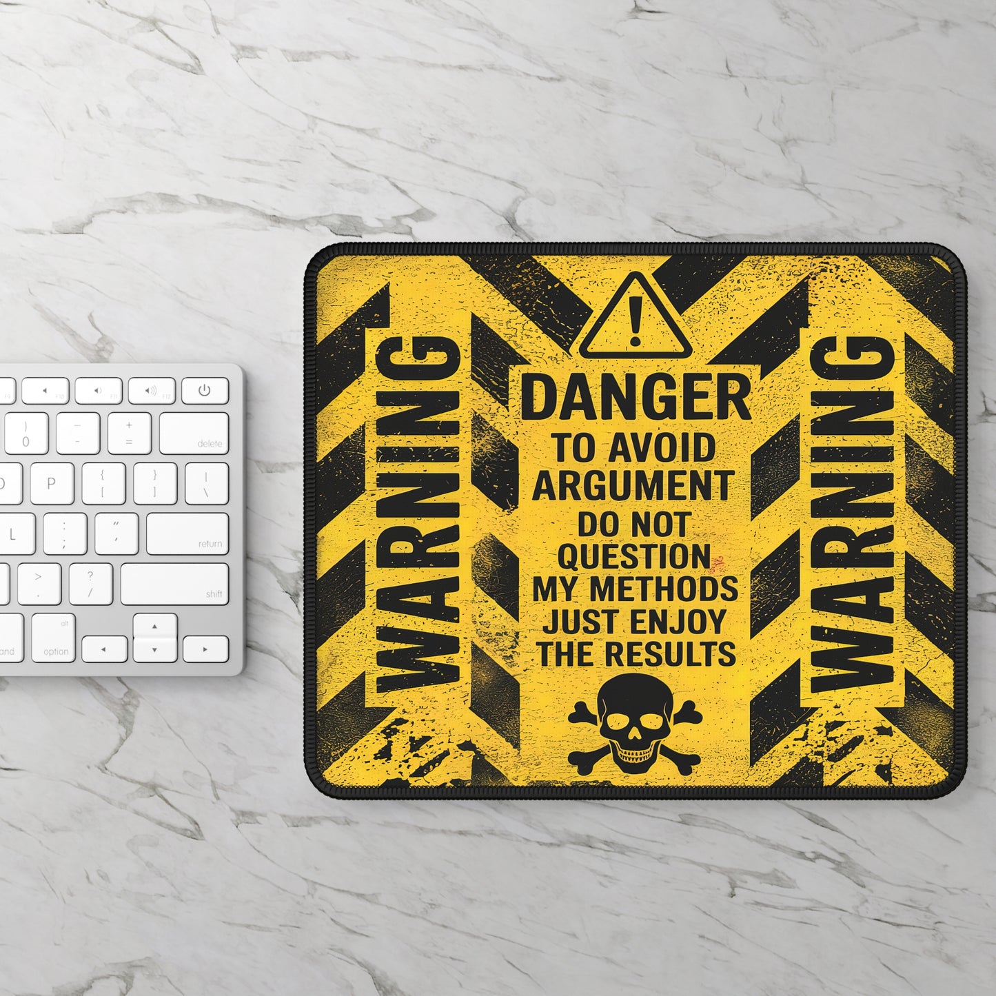 Danger to Avoid Argument Mouse Pad