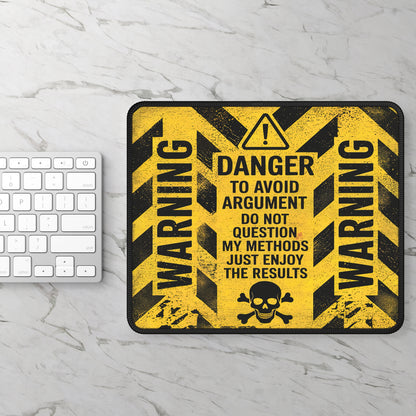 Danger to Avoid Argument Mouse Pad