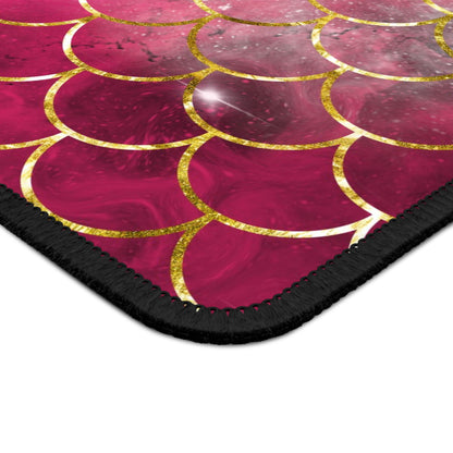 Cosmic Mermaid Scales Mouse Pad