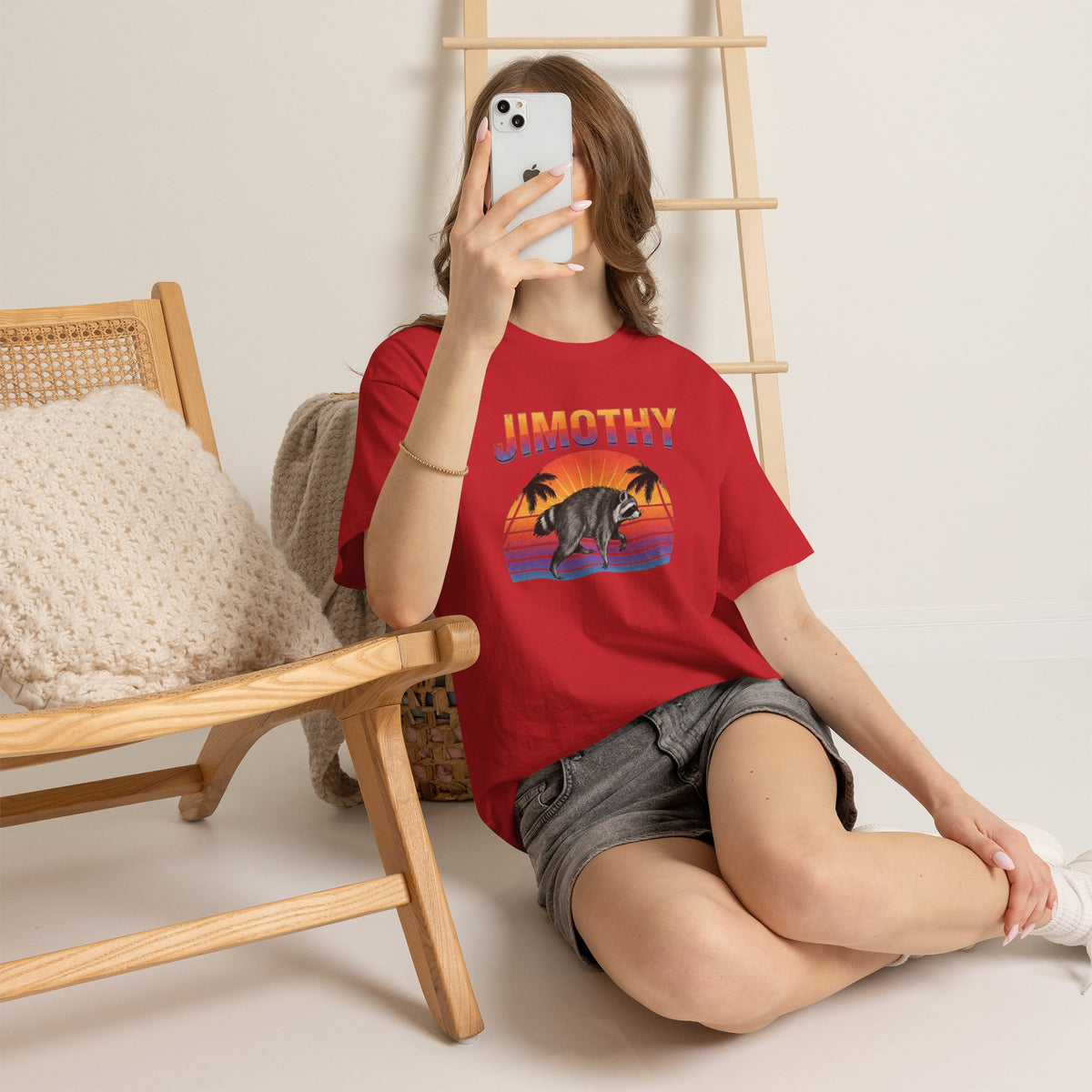 Retro Jimothy Raccoon T-Shirt