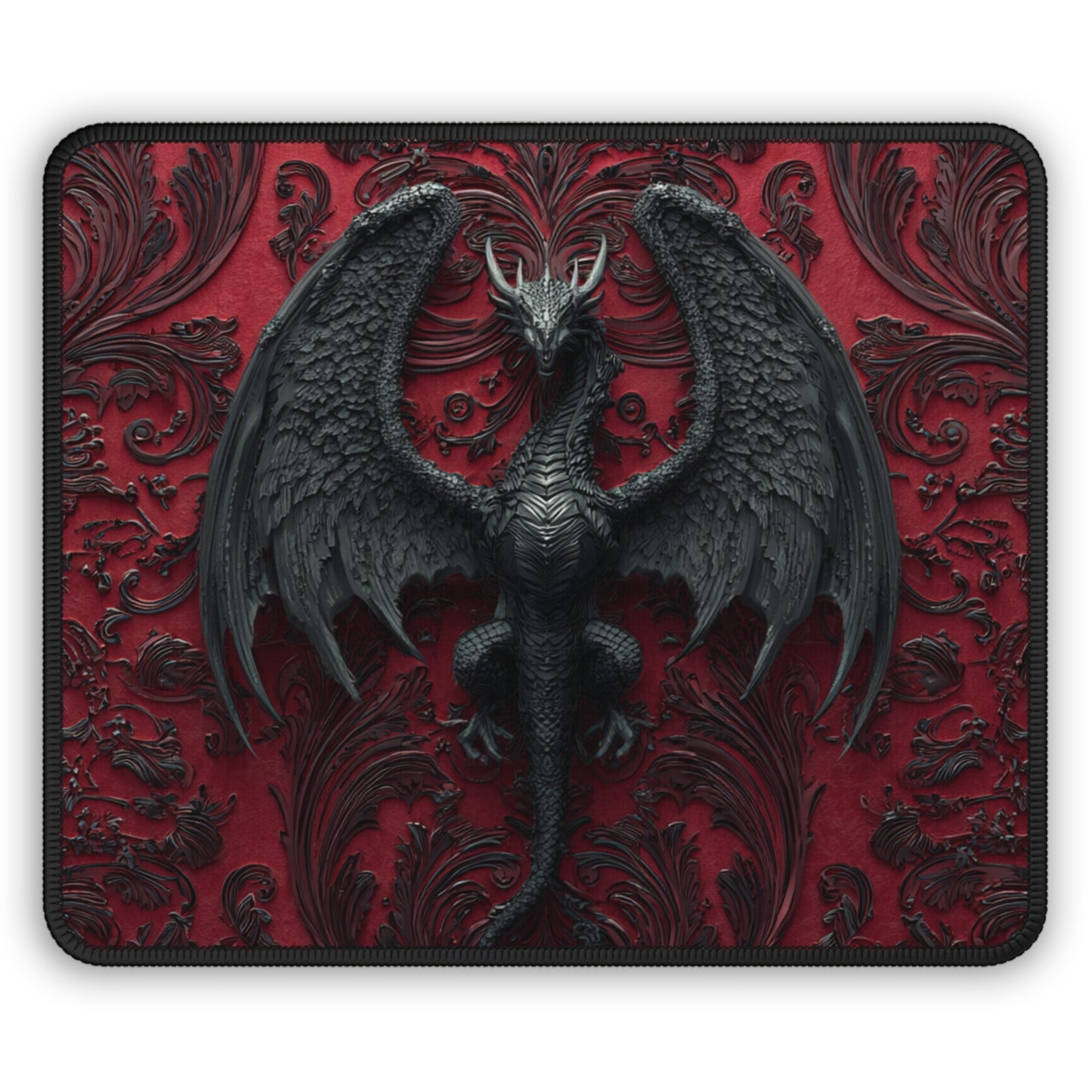 Black Dragon Gothic Mouse Pad