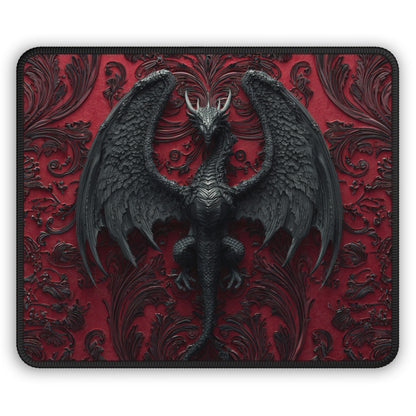 Black Dragon Gothic Mouse Pad