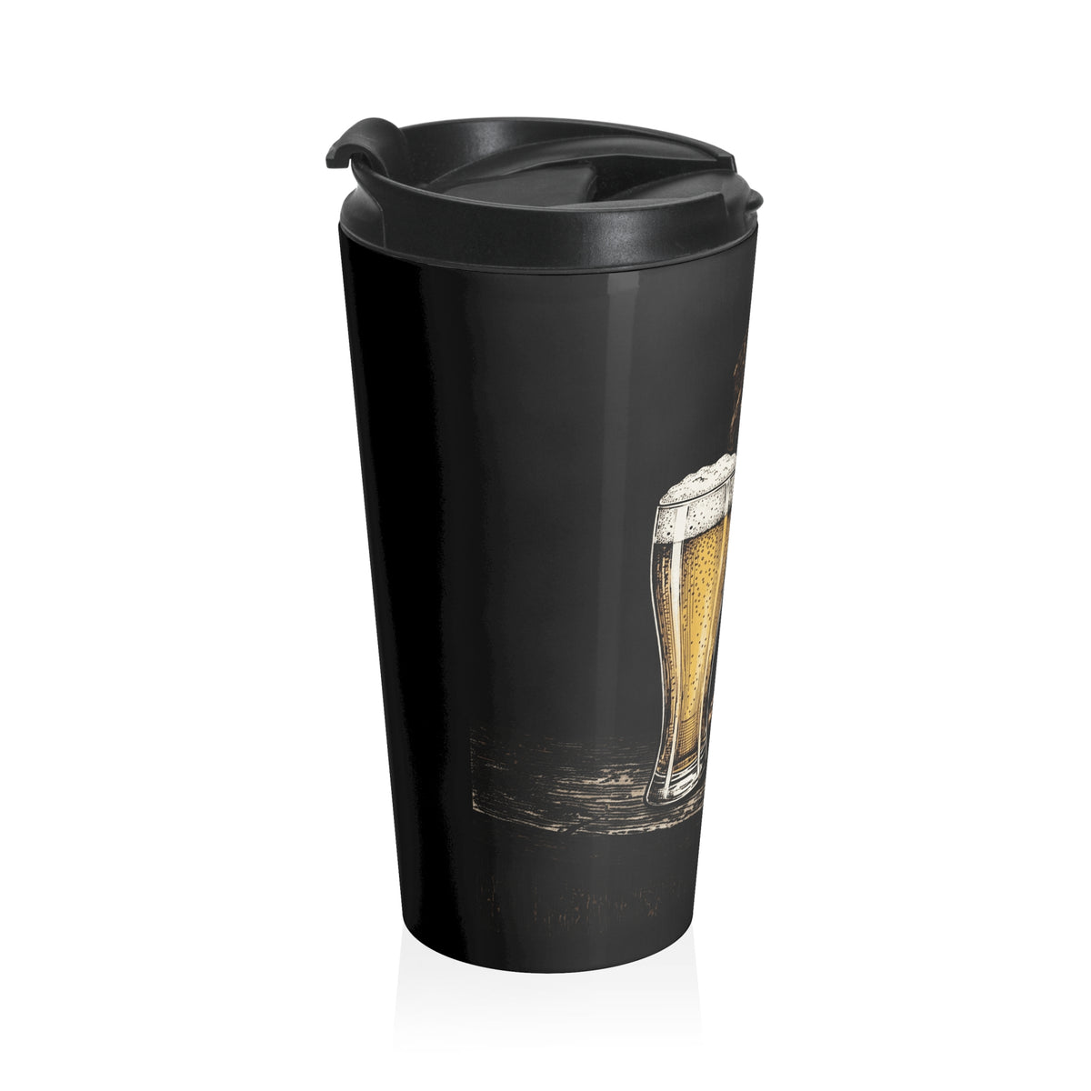 Dachshund Happy Hour Stainless Steel Travel Mug