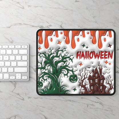 Haunted Halloween Manor Mouse Pad