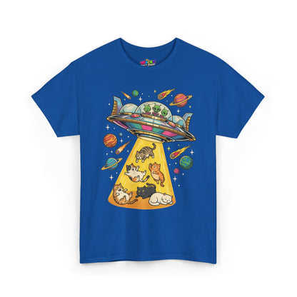Alien Cat Abduction T-Shirt