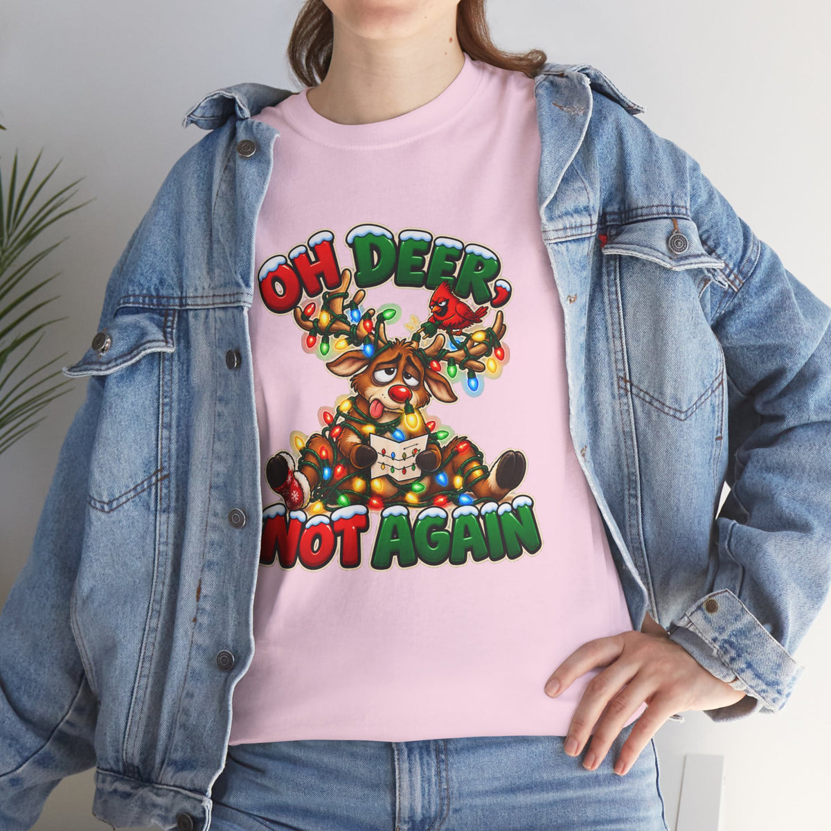 Oh Deer, Not Again Christmas T-Shirt